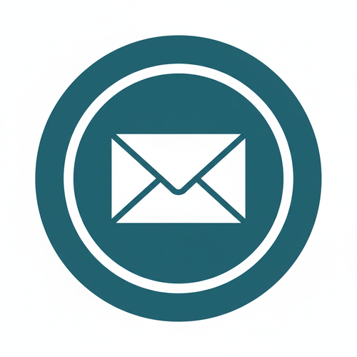 Teal email icon